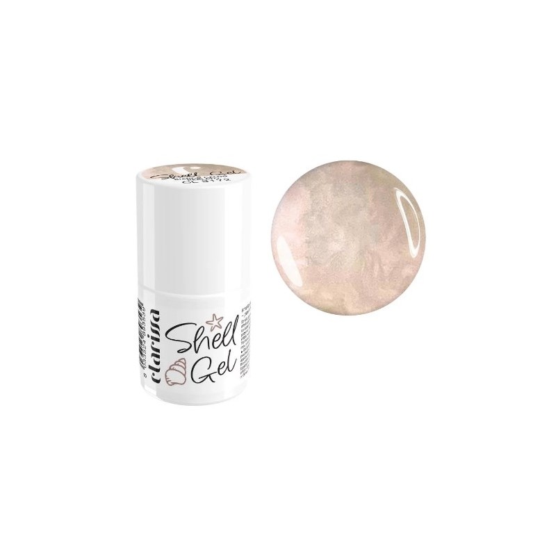 Clarissa Shell Gel Polish bianco caldo perlato CL3172