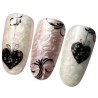 Clarissa Shell Gel Polish bianco caldo perlato CL3172