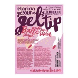 Clarissa Gel Tip Unghia in Gel Ballerina  CL9090